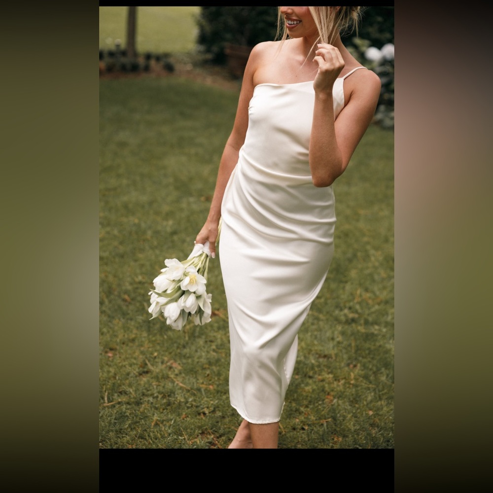 Petal & Pup Luella Dress Pearl White